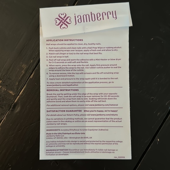 JAMBERRY nail wraps - aqua flora - Picture 5 of 8